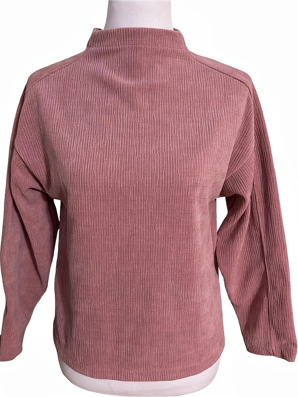 Madewell Ribbed Sweater in Pink Like New XS